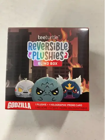 PLUSHIVERSE BLIND BOX GODZILLA REVERSIBLE PLUSHIE 3IN
