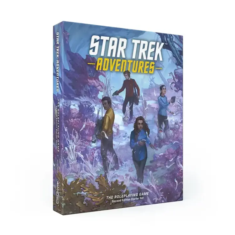 MODIPHIUS ENTERTAINMENT STAR TREK ADVENTURES THE ROLEPLAYING GAME SECOND EDITION STARTER SET
