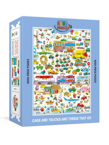 CLARKSON POTTER RICHARD SCARRY CARS & TRUCKS & THINGS THAT GO 1000 PIECE PUZZLE
