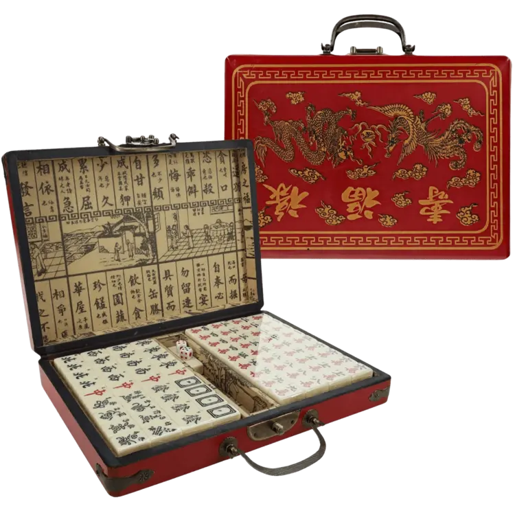 WE GAMES TRAVEL SIZE MAHJONG SET