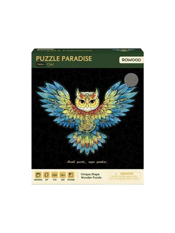 OWL WOODEN PUZZLE 200 PCS