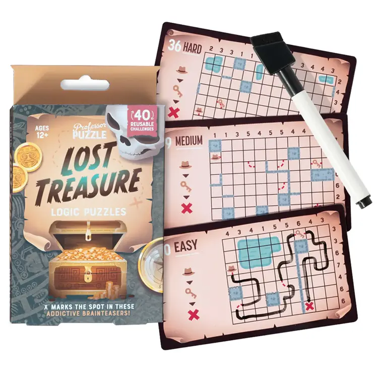 LOST TREASURE LOGIC PUZZLES