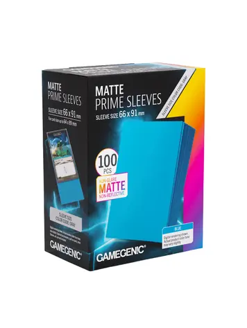 GAMEGENIC GAMEGENIC MATTE PRIME SLEEVES BLUE 100CT