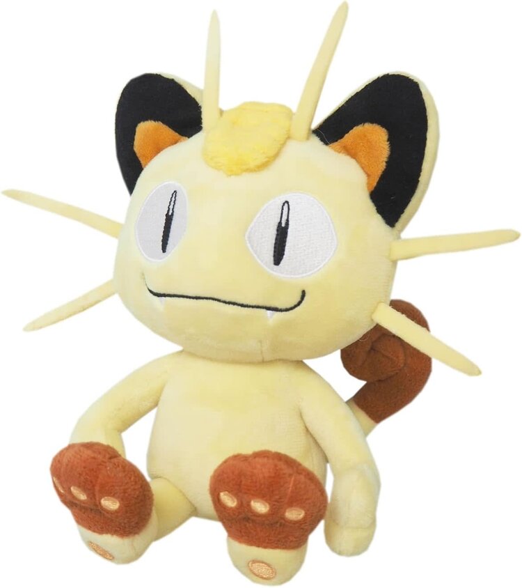 SANEI SANEI POKEMON ALL STAR COLLECTION MEOWTH PLUSH 8"