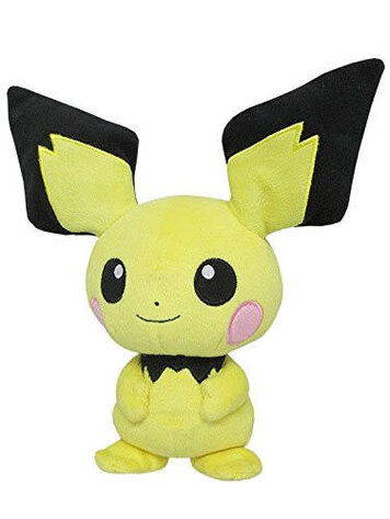 SANEI SANEI POKEMON ALL STAR COLLECTION PICHU PLUSH 8"