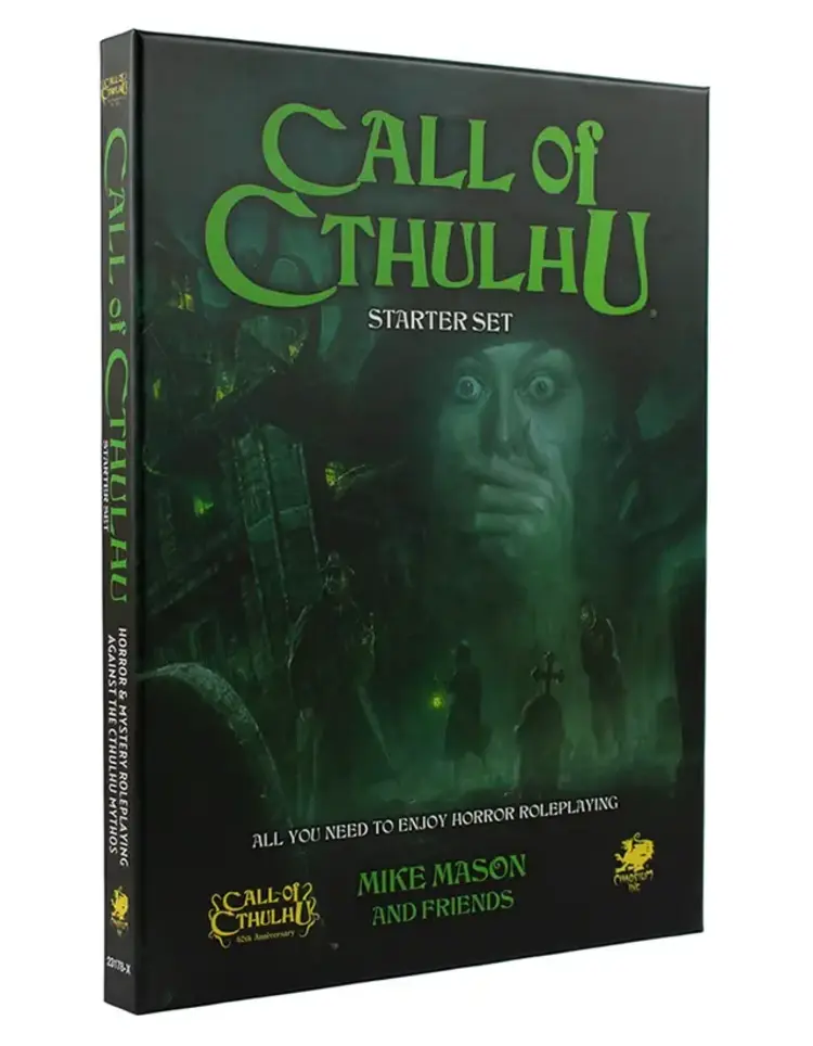 CHAOSIUM GAMES INC CALL OF CTHULHU RPG STARTER BOX SET 7TH ED