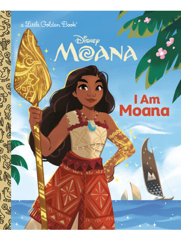 GOLDEN BOOKS DISNEY MOANA I AM MOANA LITTLE GOLDEN BOOK