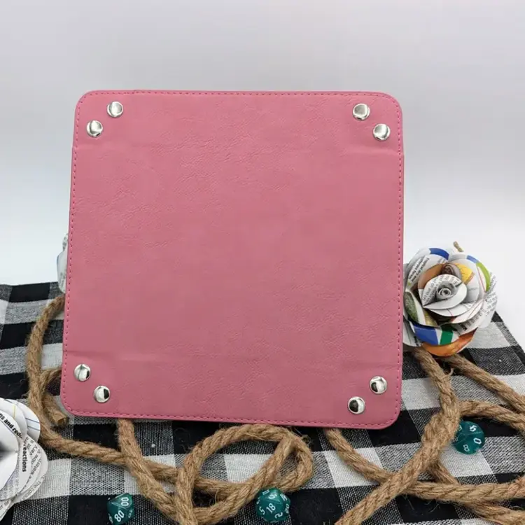 RED PANDA CUTE BUT DEADLY DICE TRAY PINK WITH BLACK
