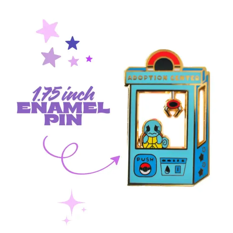 ADOPT SQUIRTLE ENAMEL PIN