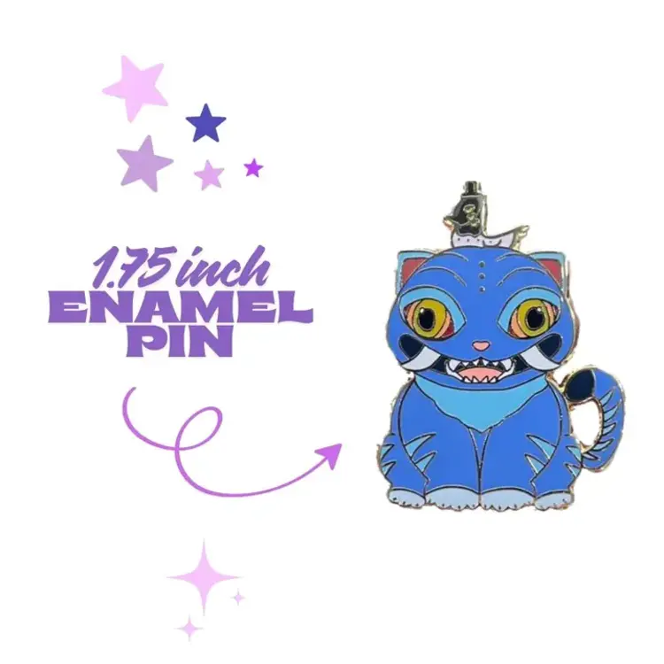 DERPY KPOP TIGER ENAMEL PIN