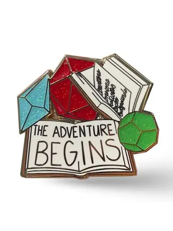 D&D ROLES DUNGEON MASTER ENAMEL PIN
