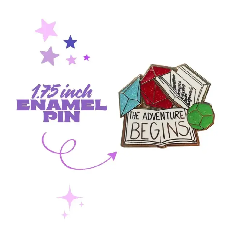 D&D ROLES DUNGEON MASTER ENAMEL PIN