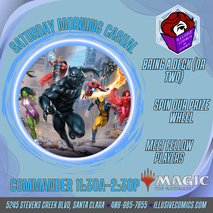 MAGIC THE GATHERING SATURDAY CASUAL COMMANDER