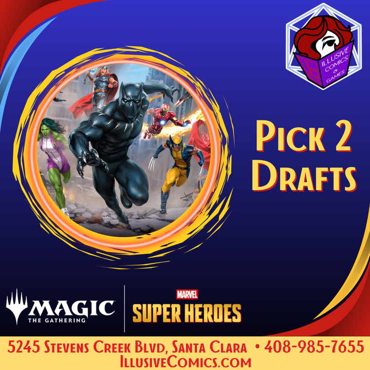 MAGIC THE GATHERING MARVEL SUPER HEROES PICK 2 DRAFT