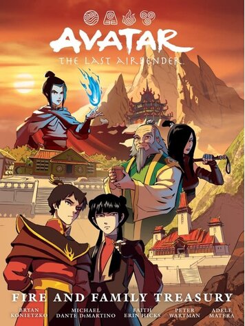 DARK HORSE COMICS AVATAR THE LAST AIRBENDER FIRE & FAMILY TREASURY LIBRARY EDITION HC