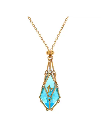 HYMGHO HYMGHO MYSTICAGE DICE CHAIN GOLD NECKLACE D4