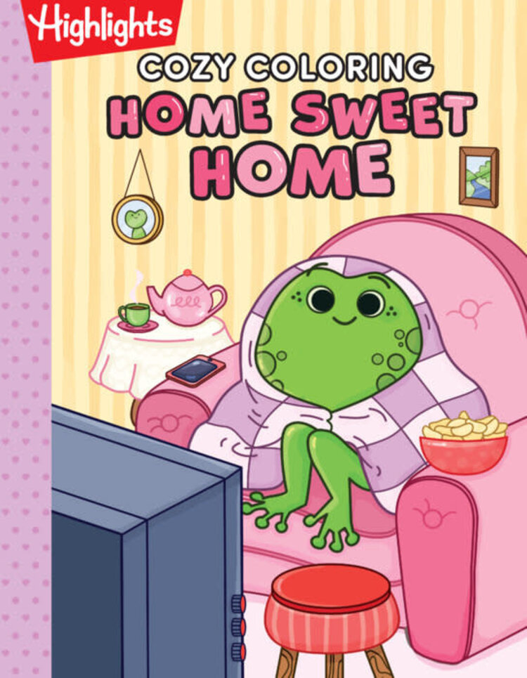 COZY COLORINGBOOK HOME SWEET HOME