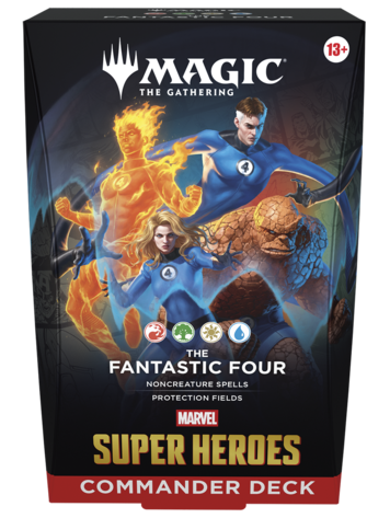 WIZARDS OF THE COAST MTG MARVEL SUPER HEROES COMMANDER DECK THE FANTASTIC FOUR