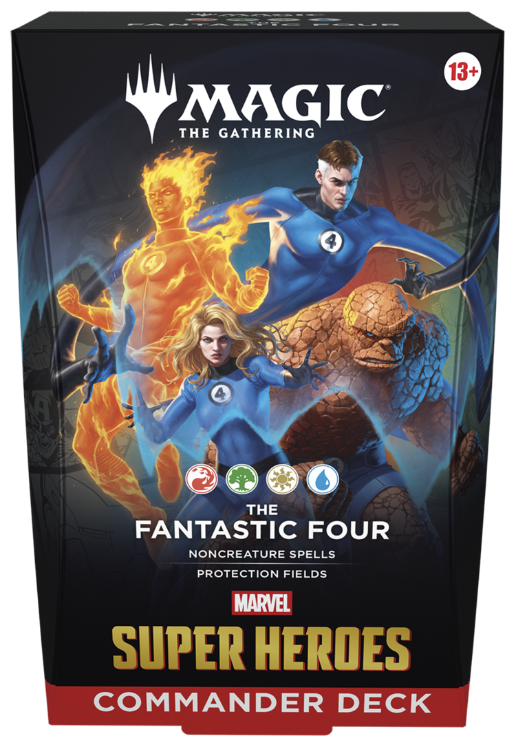 WIZARDS OF THE COAST MTG MARVEL SUPER HEROES COMMANDER DECK THE FANTASTIC FOUR