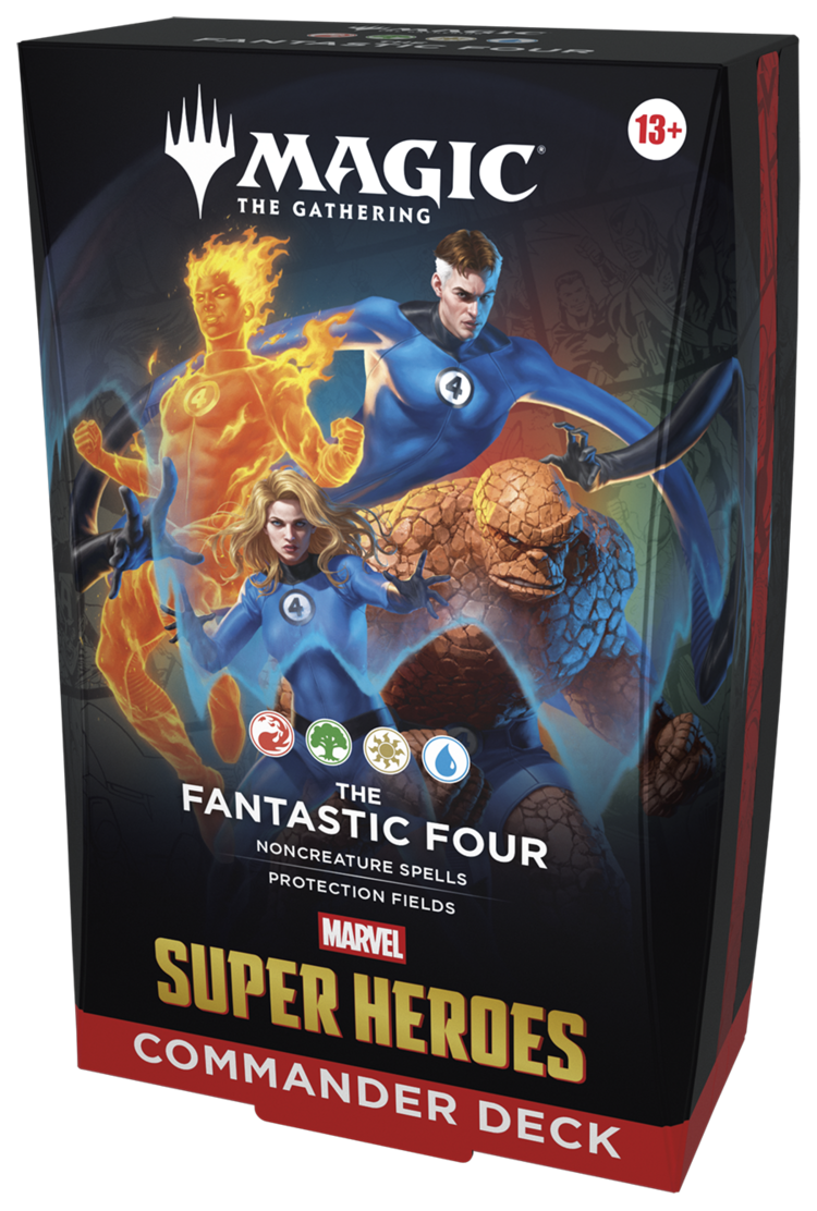 WIZARDS OF THE COAST MTG MARVEL SUPER HEROES COMMANDER DECK THE FANTASTIC FOUR