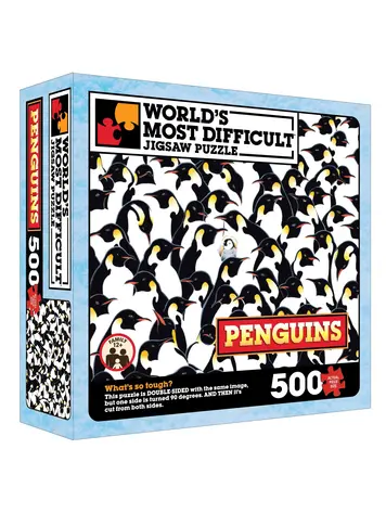 WORLDS MOST DIFFICULT JIGSAW PUZZLE PENGUINS 500 PCS