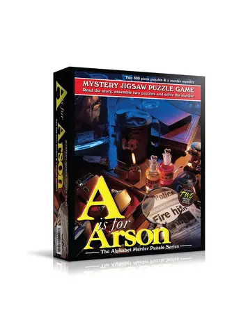 A IS FOR ARSON ALPHABET MYSTERY JUGSAW PUZZLES