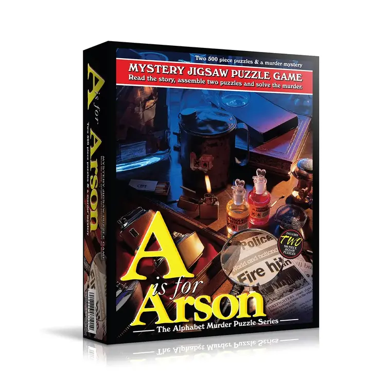 A IS FOR ARSON ALPHABET MYSTERY JUGSAW PUZZLES