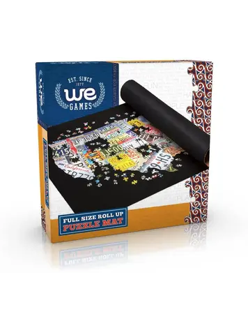 ROLL UP JIGSAW PUZZLE FELT MAT & FOLDING CARDBOARD TUBE