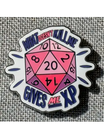 WHAT DOESNT KILL ME XP ENAMEL PIN