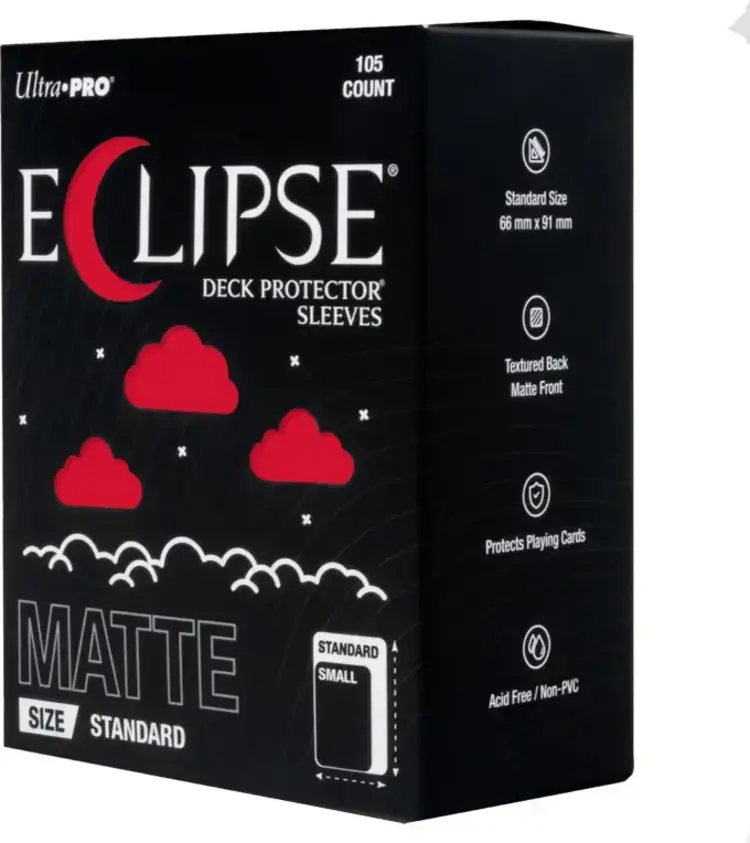 ULTRA PRO ULTRA PRO ECLIPSE SLEEVES 105 CT MATTE APPLE RED