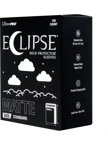 ULTRA PRO ULTRA PRO ECLIPSE SLEEVES 105 CT MATTE ARCTIC WHITE