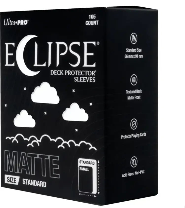 ULTRA PRO ULTRA PRO ECLIPSE SLEEVES 105 CT MATTE ARCTIC WHITE