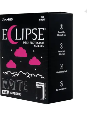 ULTRA PRO ULTRA PRO ECLIPSE SLEEVES 105 CT MATTE HOT PINK