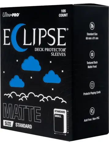 ULTRA PRO ULTRA PRO ECLIPSE SLEEVES 105 CT MATTE PACIFIC BLUE