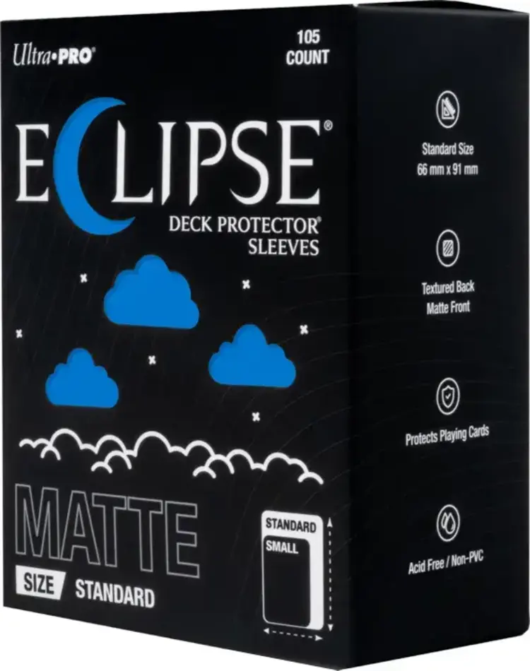 ULTRA PRO ULTRA PRO ECLIPSE SLEEVES 105 CT MATTE PACIFIC BLUE
