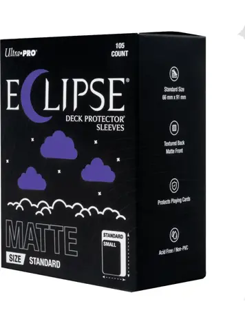 ULTRA PRO ULTRA PRO ECLIPSE SLEEVES 105 CT MATTE ROYAL PURPLE
