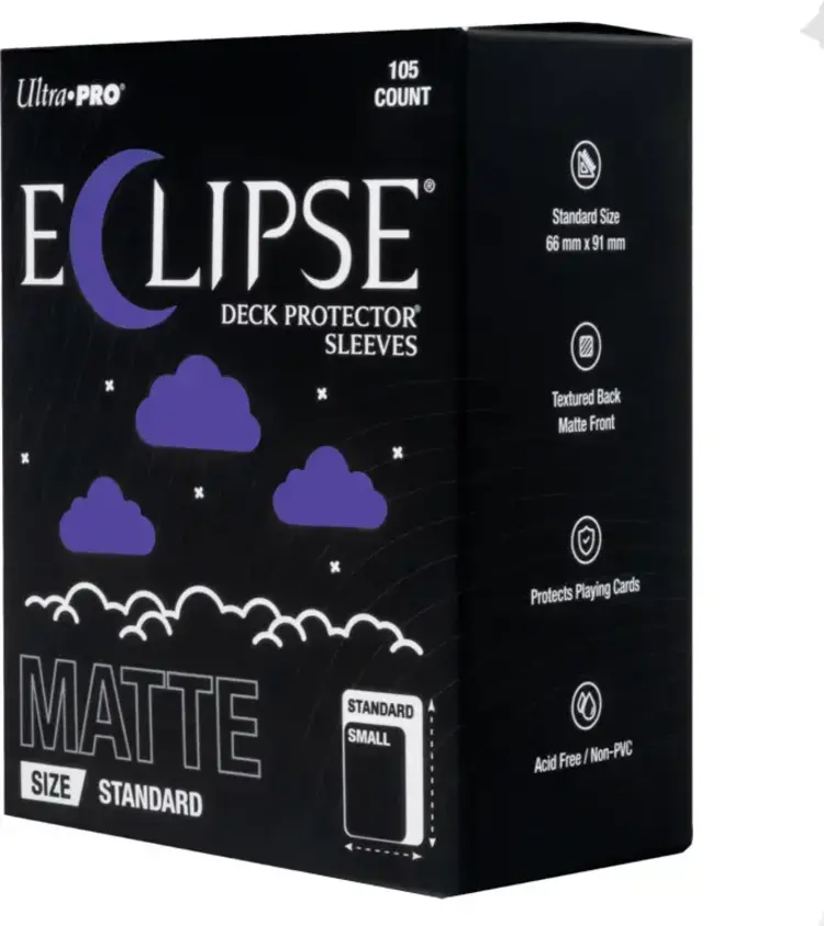 ULTRA PRO ULTRA PRO ECLIPSE SLEEVES 105 CT MATTE ROYAL PURPLE