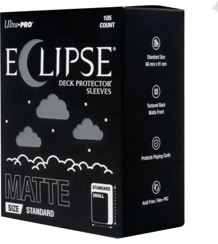 ULTRA PRO ULTRA PRO ECLIPSE SLEEVES 105 CT MATTE SMOKE GREY