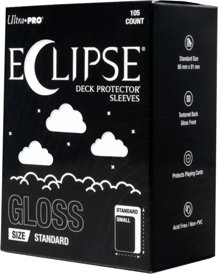 ULTRA PRO ULTRA PRO ECLIPSE SLEEVES 105 CT GLOSS ARCTIC WHITE