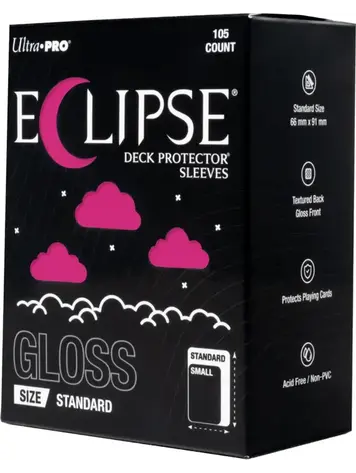 ULTRA PRO ULTRA PRO ECLIPSE SLEEVES 105 CT GLOSS HOT PINK