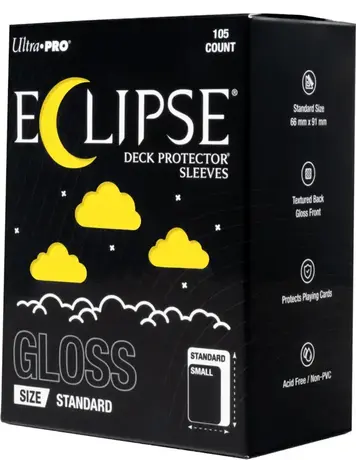 ULTRA PRO ULTRA PRO ECLIPSE SLEEVES 105 CT GLOSS LEMON YELLOW