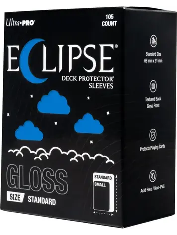 ULTRA PRO ULTRA PRO ECLIPSE SLEEVES 105 CT GLOSS PACIFIC BLUE