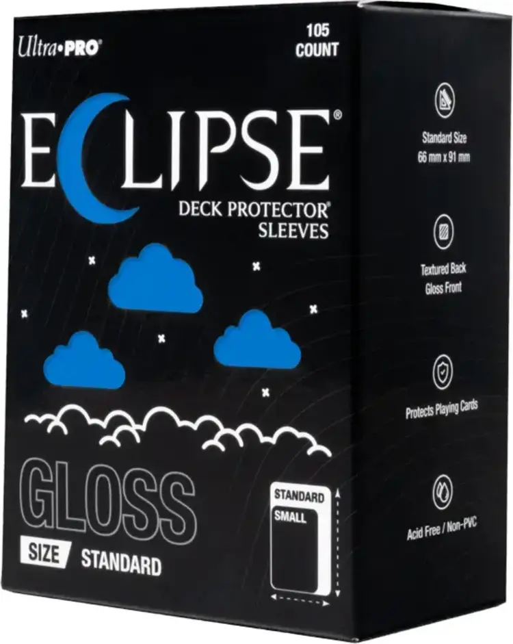 ULTRA PRO ULTRA PRO ECLIPSE SLEEVES 105 CT GLOSS PACIFIC BLUE