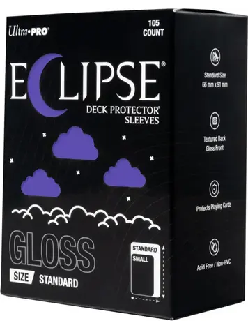 ULTRA PRO ULTRA PRO ECLIPSE SLEEVES 105 CT GLOSS ROYAL PURPLE
