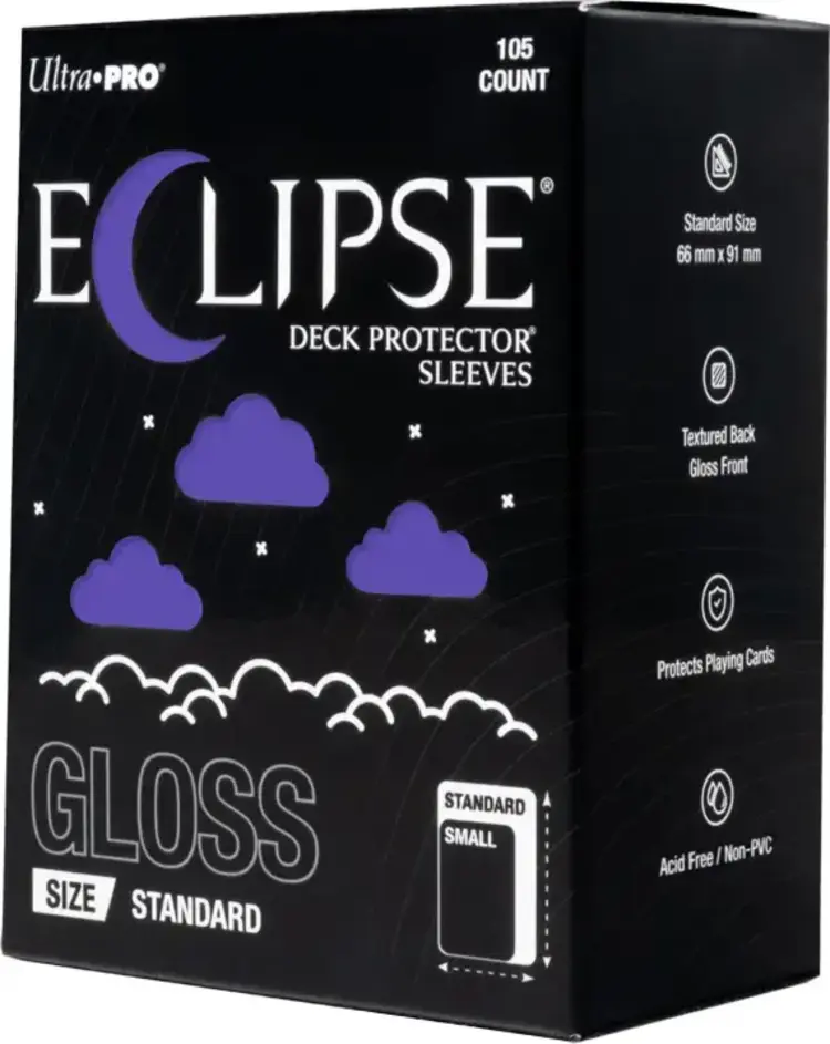 ULTRA PRO ULTRA PRO ECLIPSE SLEEVES 105 CT GLOSS ROYAL PURPLE