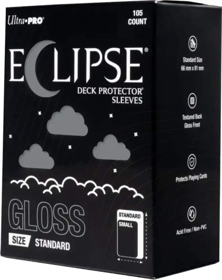 ULTRA PRO ULTRA PRO ECLIPSE SLEEVES 105 CT GLOSS SMOKE GREY