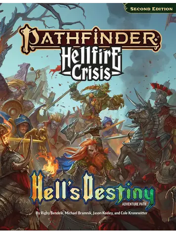PAIZO PUBLISHING PATHFINDER 2E HELL'S DESTINY ADVENTURE PATH