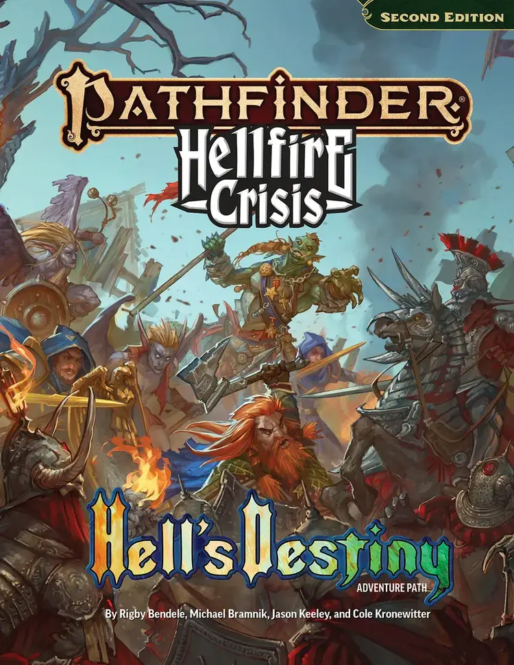 PAIZO PUBLISHING PATHFINDER 2E HELL'S DESTINY ADVENTURE PATH