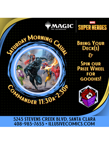 MTG SATURDAY CASUAL COMMANDER