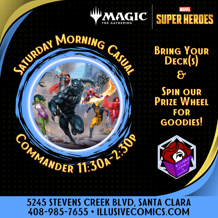 MAGIC THE GATHERING SATURDAY CASUAL COMMANDER